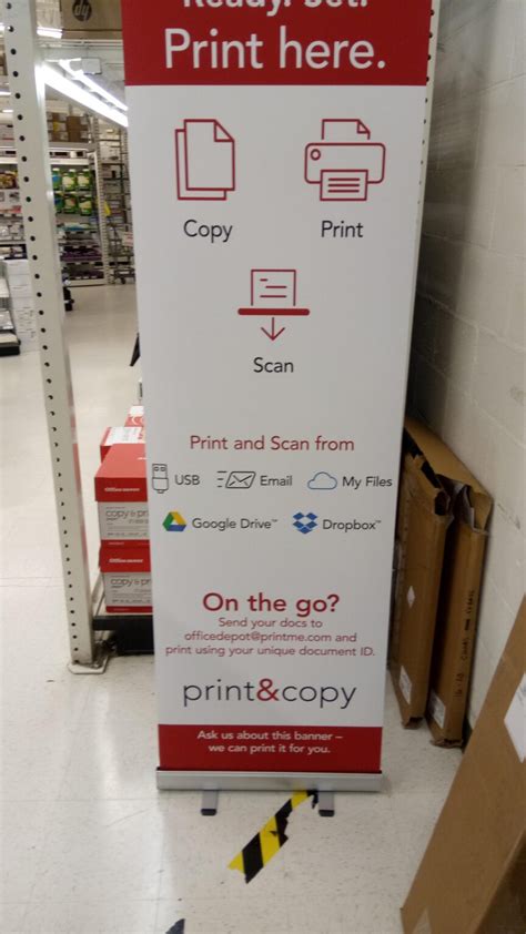 (The Sales Manager) in the printing department and all I can say is, I will ONLY be coming back to this location after the 5. . Can i print at office depot